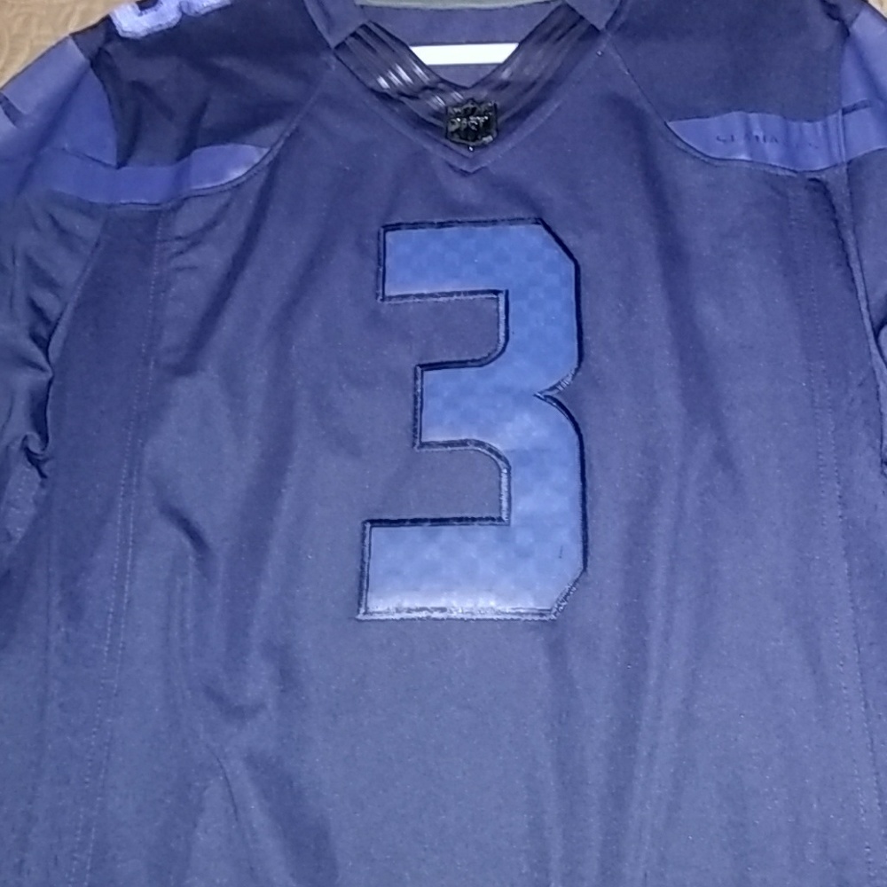 Seattle Seahawks " Blue Thunder" jersey Men's Larg